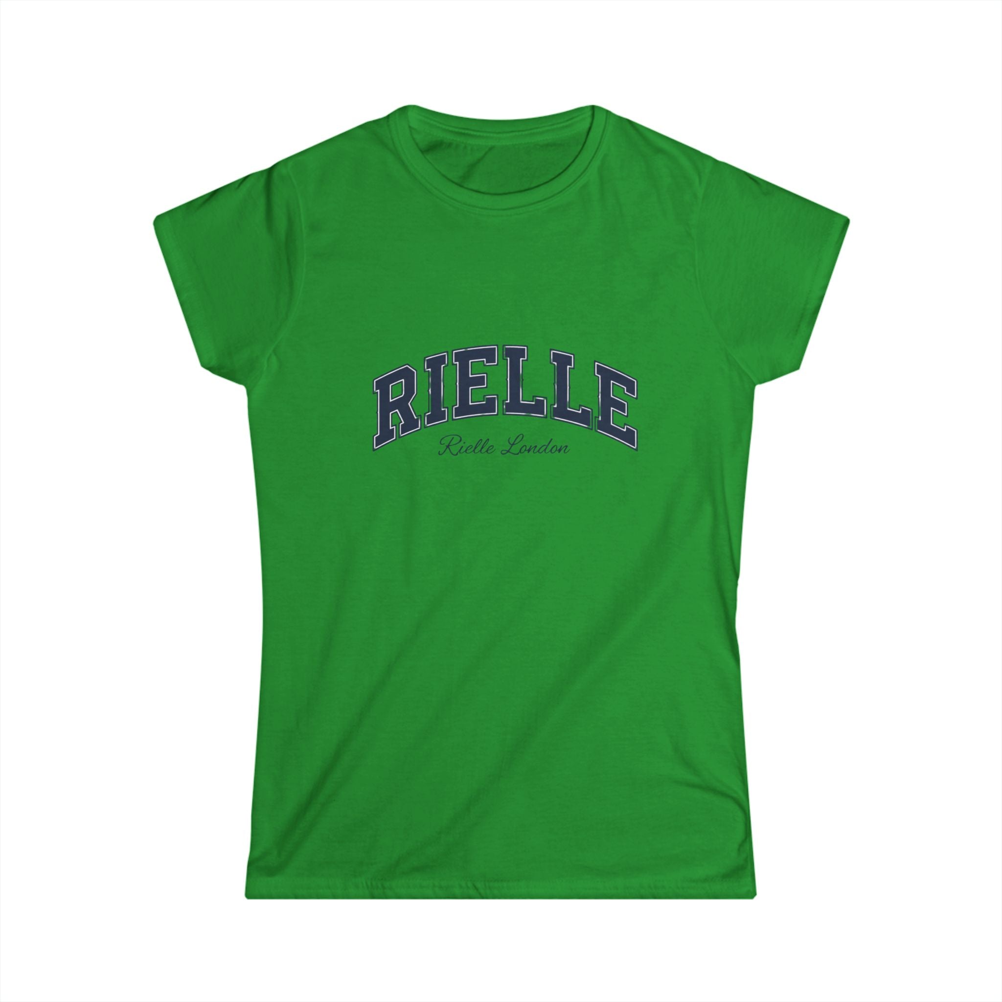 Rièllè London Logo Tee, White Women's T-Shirt | Subtle Monogram