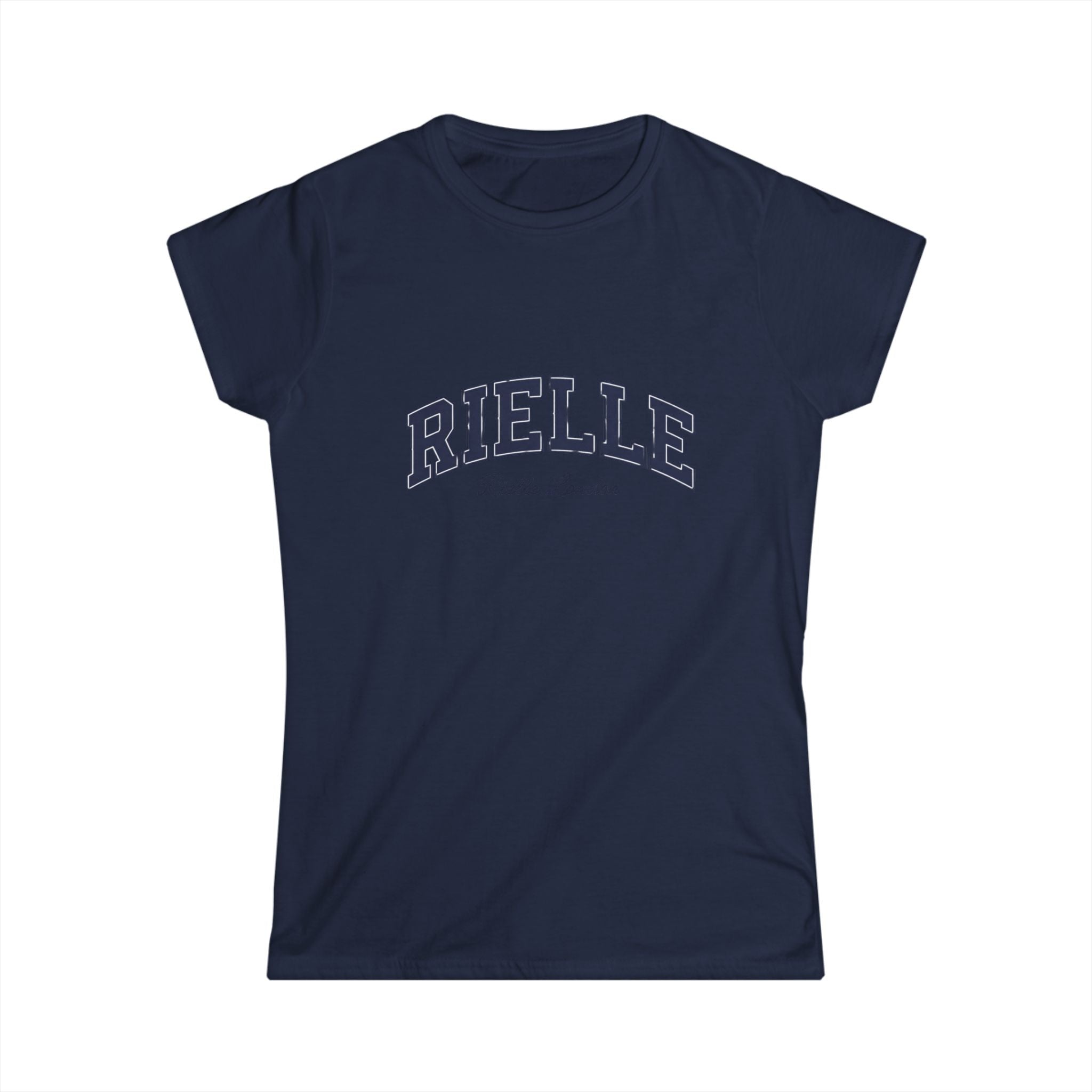 Rièllè London Logo Tee, White Women's T-Shirt | Subtle Monogram