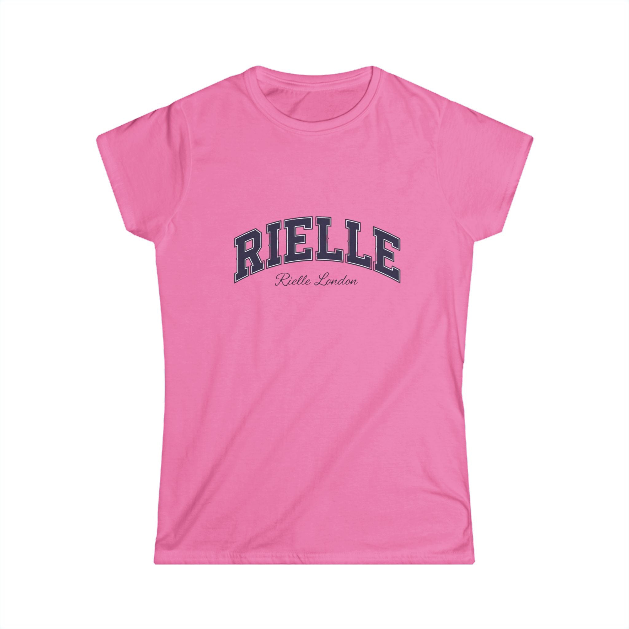Rièllè London Logo Tee, White Women's T-Shirt | Subtle Monogram