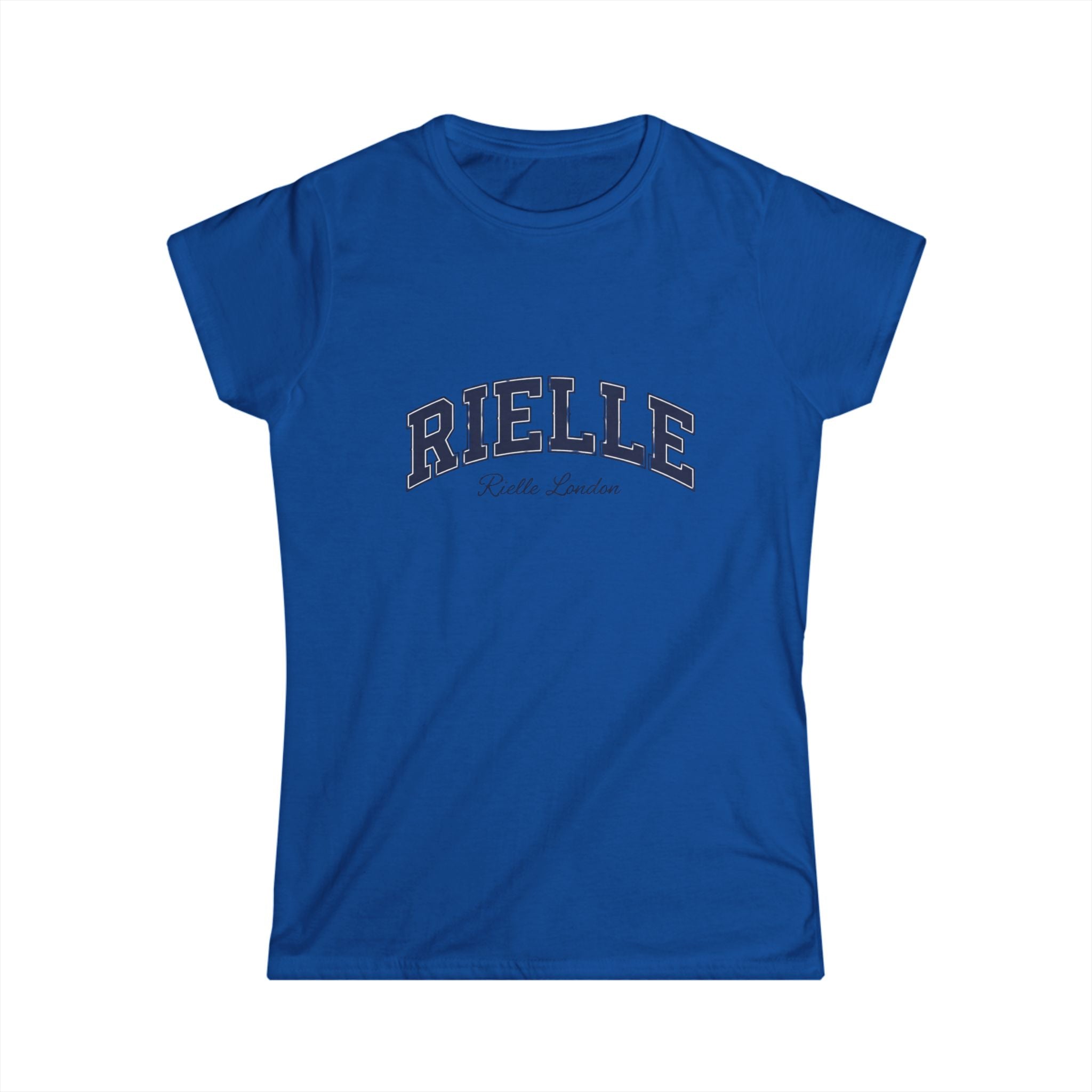 Rièllè London Logo Tee, White Women's T-Shirt | Subtle Monogram