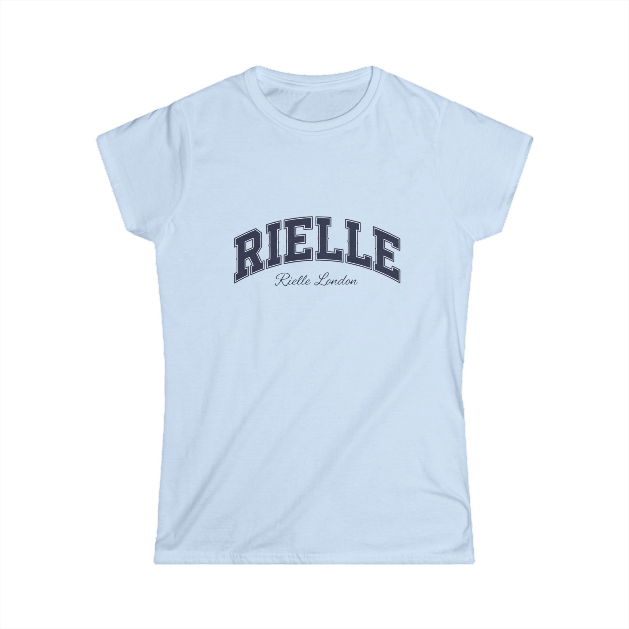 Rièllè London Logo Tee, White Women's T-Shirt | Subtle Monogram