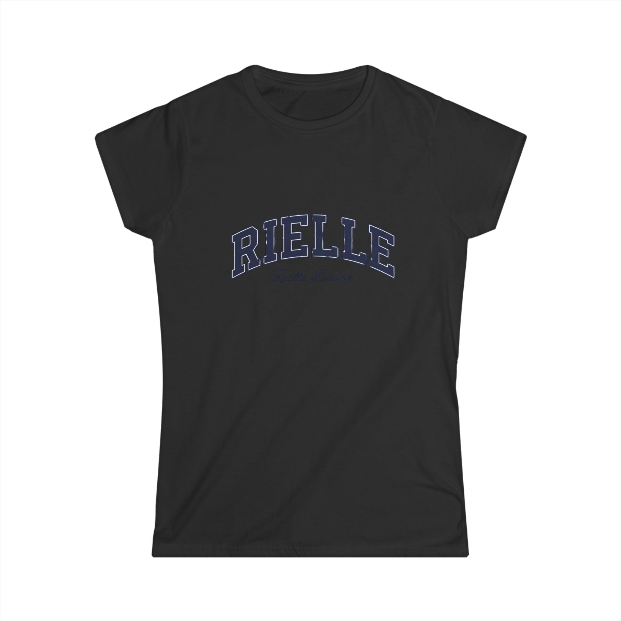 Rièllè London Logo Tee, White Women's T-Shirt | Subtle Monogram